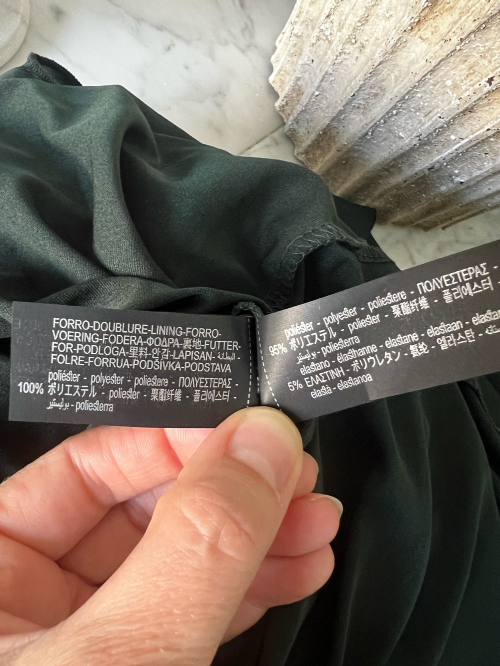 Zara Long Tulle Godet Sleeveless Maxi Dress with Side Slit, Dark Green, Size L - Picture 10 of 10